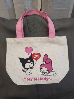 Sanrio Kuromi Love My Melody Tote Bag