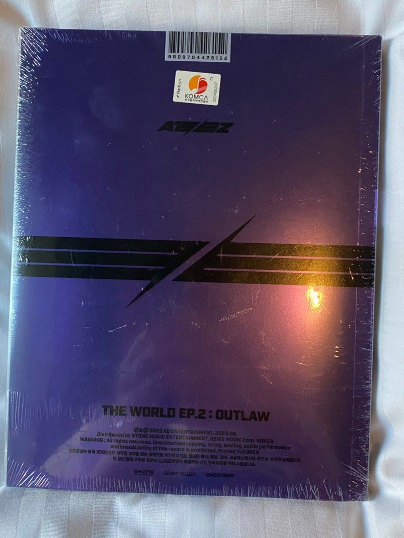 [SEALED] ATEEZ The World Ep. 2 Outlaw (Category: CDs & DVDs) located in Quezon City. Submitted by happyhaymee (Listing ID 1286080747, Image 2). Description: ATEEZ The World Ep. 2 Outlaw Sealed Album (has all inclusions) Bought last year in Tower Records Japan Negotiable MOP: GCash, BPI.