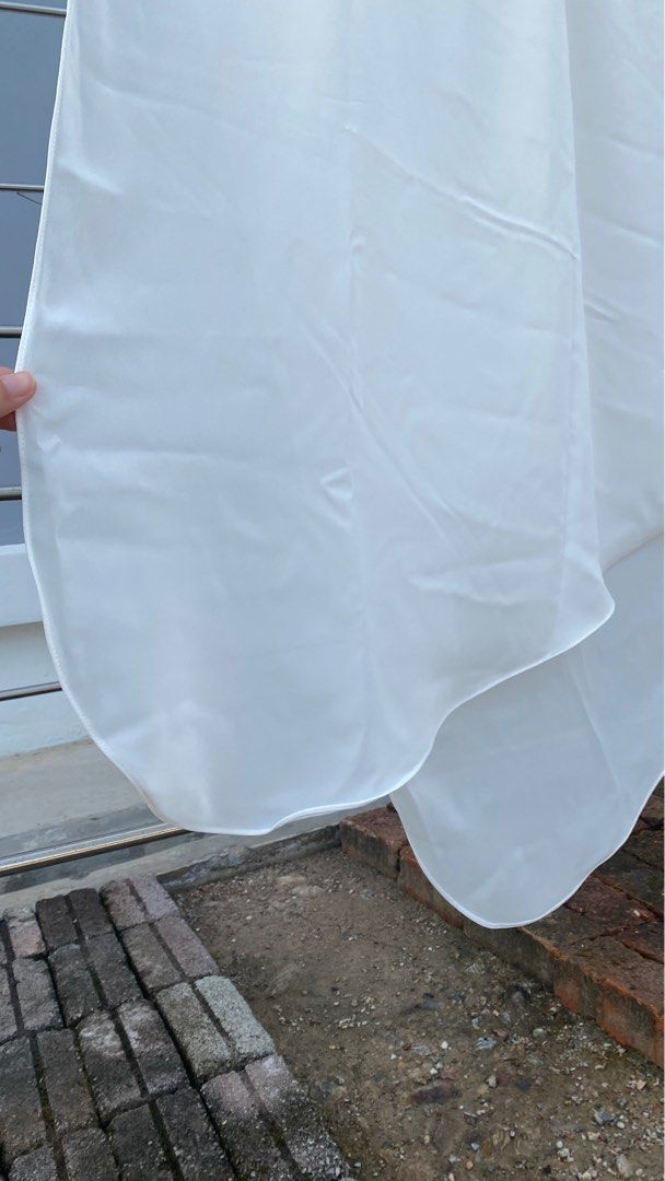 shawl nikah off white
