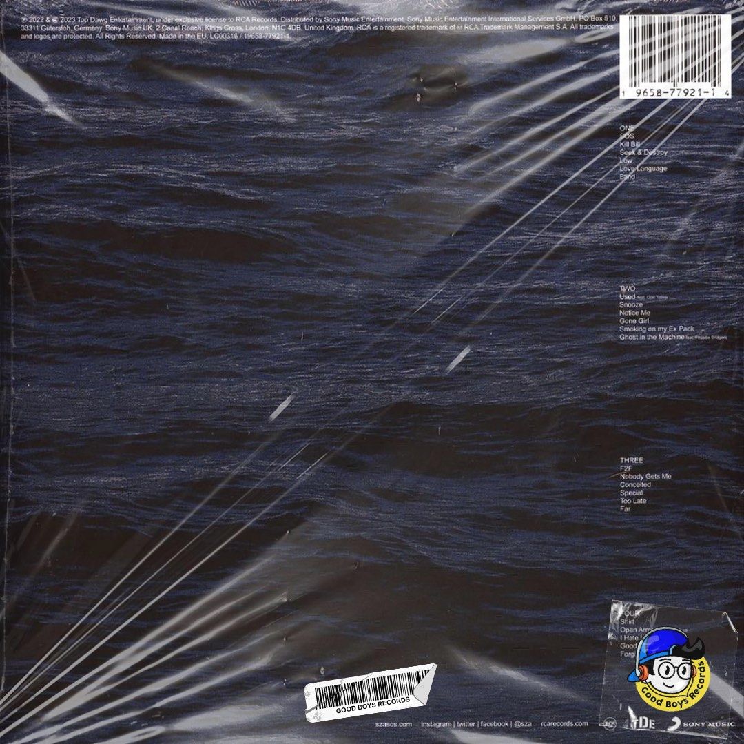 SOS - Sza (Category: CDs & DVDs) located in Manila. Submitted by goodboysrecords (Listing ID 1286033090, Image 2). Description: .