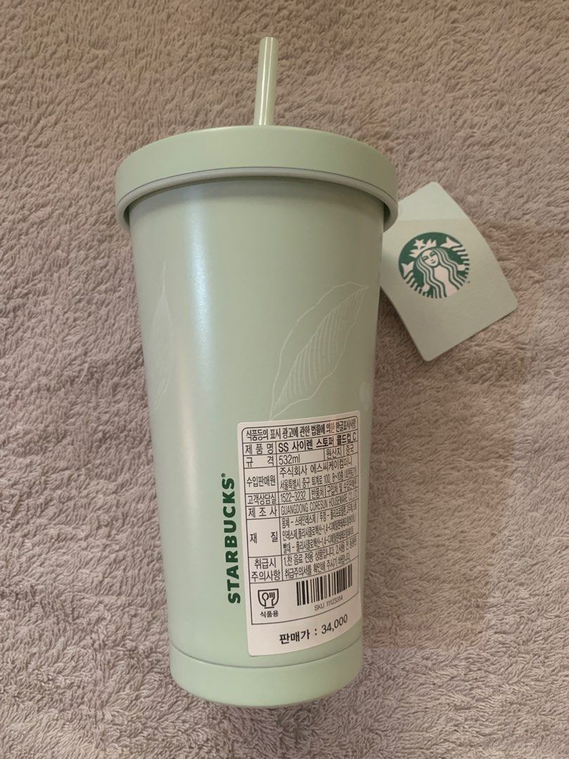 Starbucks Stainless Steel Cup with Straw (Category: Coffee & Tea Tableware) located in Valenzuela. Submitted by jjac1993 (Listing ID 1286099831, Image 3). Description: Starbucks Stainless Steel Cup with straw - from Korea - brandnew.