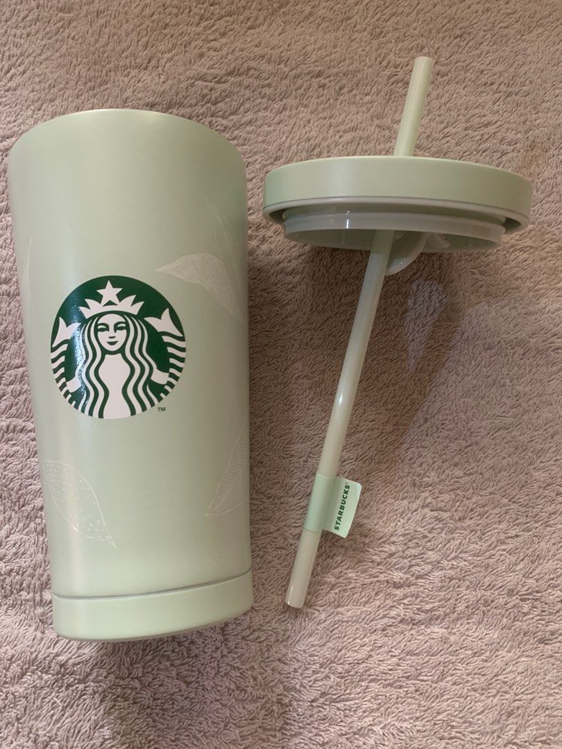 Starbucks Stainless Steel Cup with Straw (Category: Coffee & Tea Tableware) located in Valenzuela. Submitted by jjac1993 (Listing ID 1286099831, Image 2). Description: Starbucks Stainless Steel Cup with straw - from Korea - brandnew.