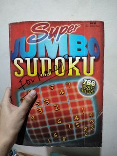 Super Jumbo Sudoku Book 786 puzzles included