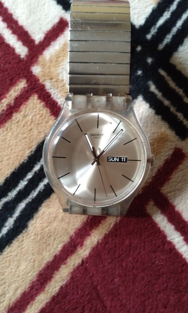 Swatch SUOK700 AG 2012 Fesyen Pria Jam Tangan di Carousell