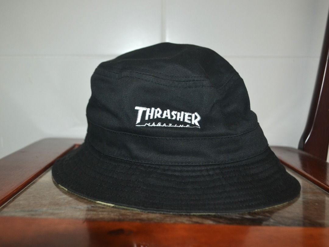 Thrasher Bucket Hat Unisex Black