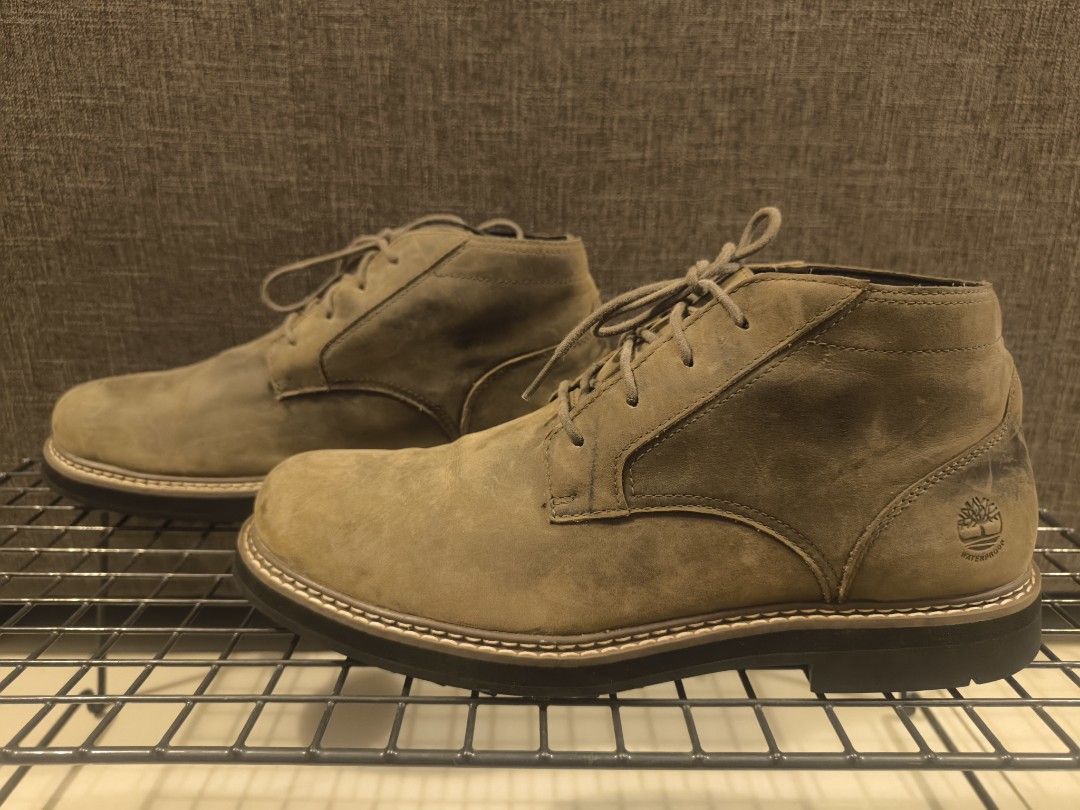 Timberland Squall Canyon Waterproof Chukka Olive Full Grain A25JZ UK8.5 US9 EU43 Men s Fashion Footwear Boots on Carousell