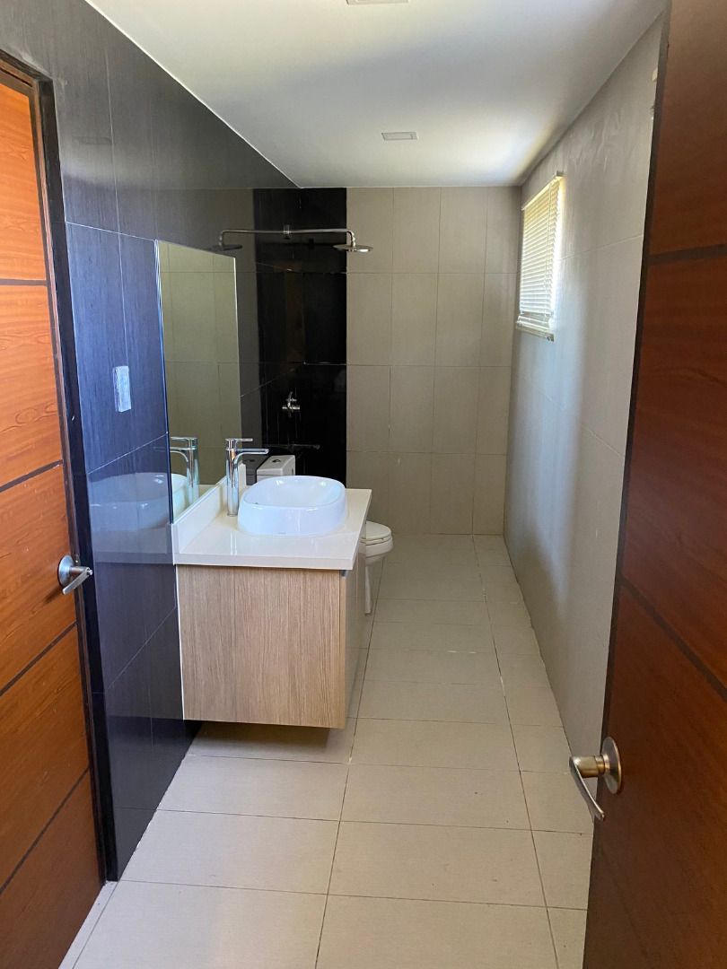 Treveia Nuvali HL sale (Category: House & Lot) located in Calamba. Submitted by rvsrealty1 (Listing ID 1252051702, Image 2). Description: owner built 3 level house 5 rooms 5 TB separate helpers quarters 2 car garage with basic appliances included 251 sqm lot veranda/balcony 3rd floor pantry.
