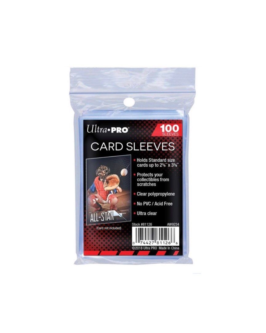 deadpool card sleeves Amazon.com: Ultra Pro Extra Thick Card Sleeves for Cards up to 100pt : Toys  & Games main image 0