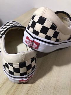 Vans checkerboard slip on shoes