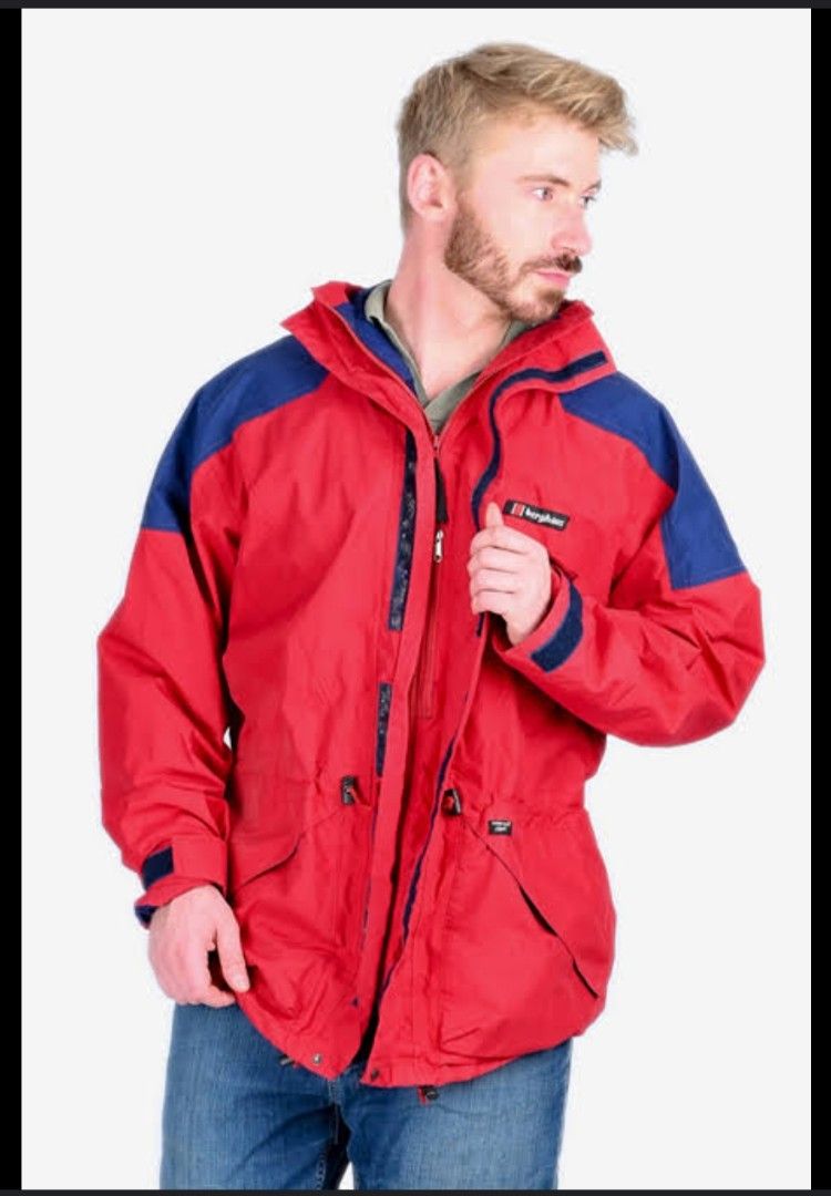 VINTAGE BERGHAUS Rare 90 s Gore Tex Nylon Shell Jacket