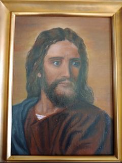 Vintage Painting Christ At Thirty Three