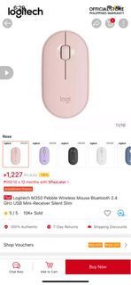 Wireless Logitech Mouse and Keyboard