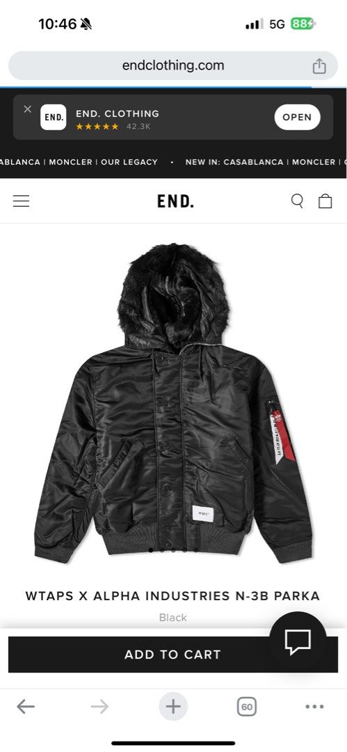 End clothing alpha clearance industries