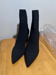 Zara black Sock Boots