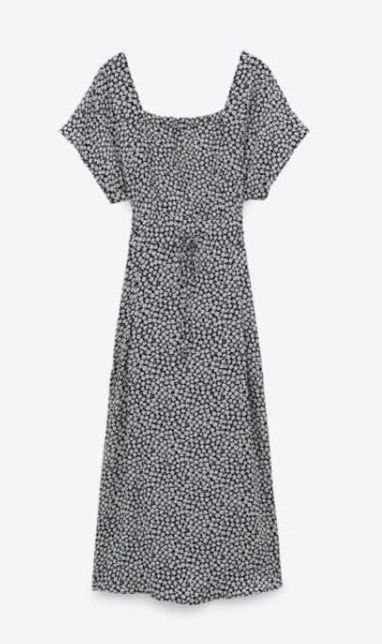 Zara Floral Midi Dress (Category: Dresses) located in Makati City. Submitted by chsqtt (Listing ID 1285886458, Image 1). Description: BNWOT. Never been used and now, no longer fits. Price is negotiable. RFS: Decluttering.