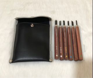 6 PIECES WOOD CARVING TOOLS - JAPAN 🇯🇵