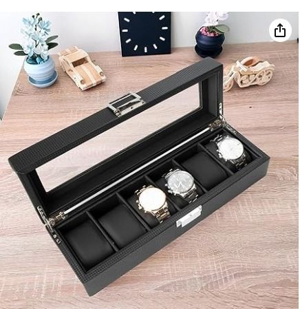 Glass watch display case cheap