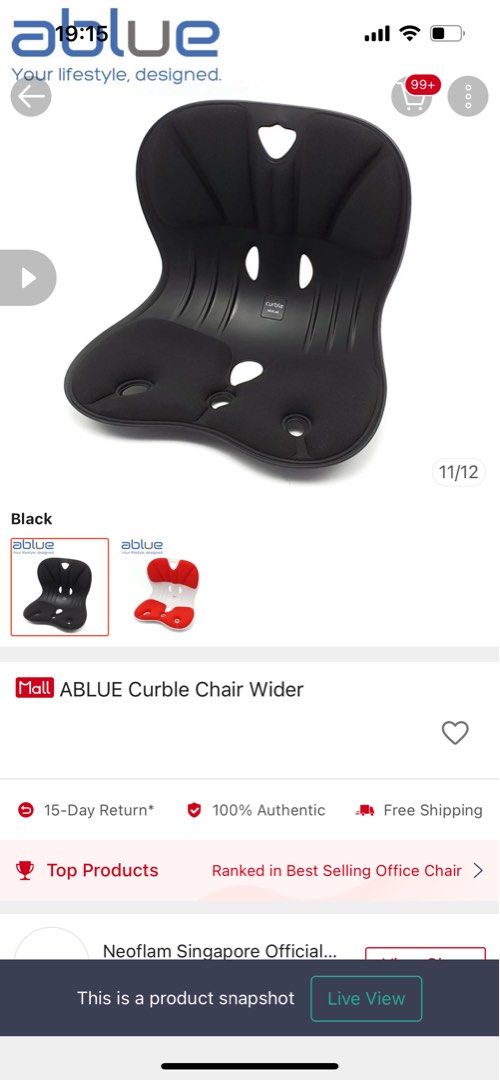 Ablue Curble Chair wider Furniture Home Living Furniture