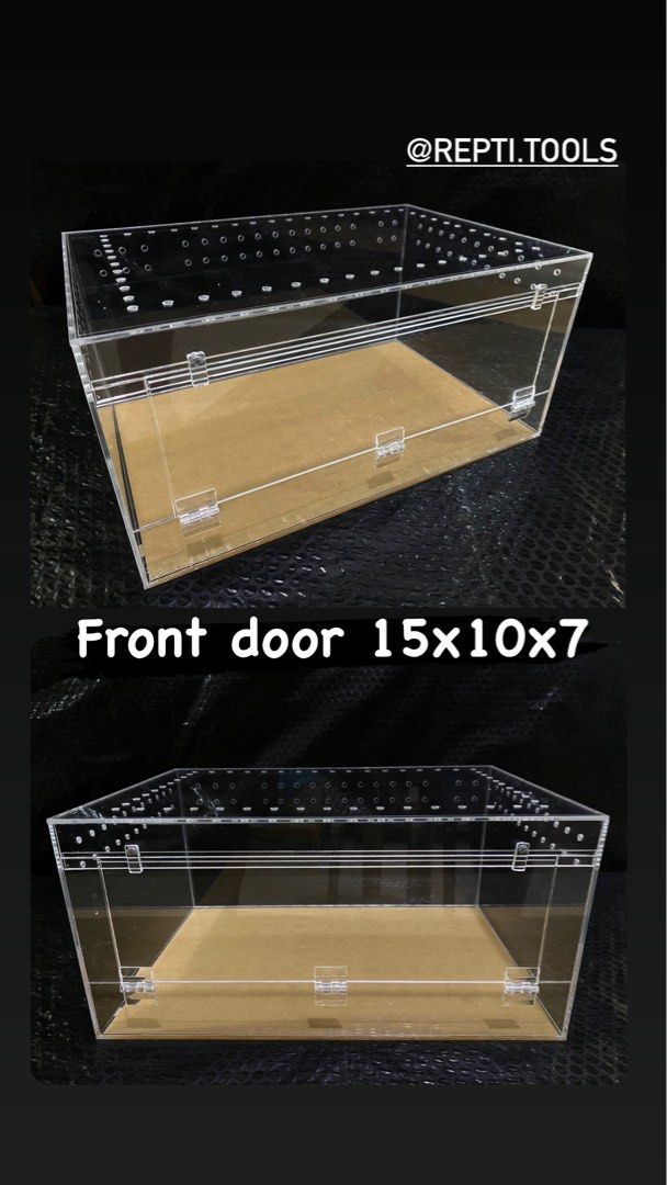 Acrylic Enclosure Acrylic Cage For Reptile Exotics Enclosure For ...