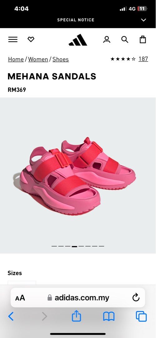 Adidas on sale 4g sandals