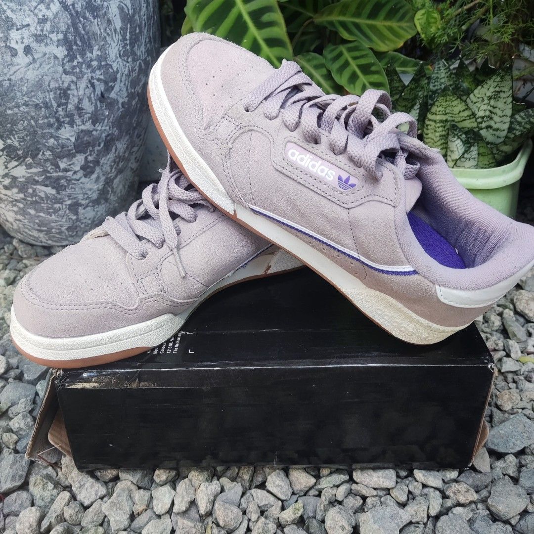 Adidas Continental 80 Purple Size 8 womens Women s Fashion Footwear Sneakers on Carousell