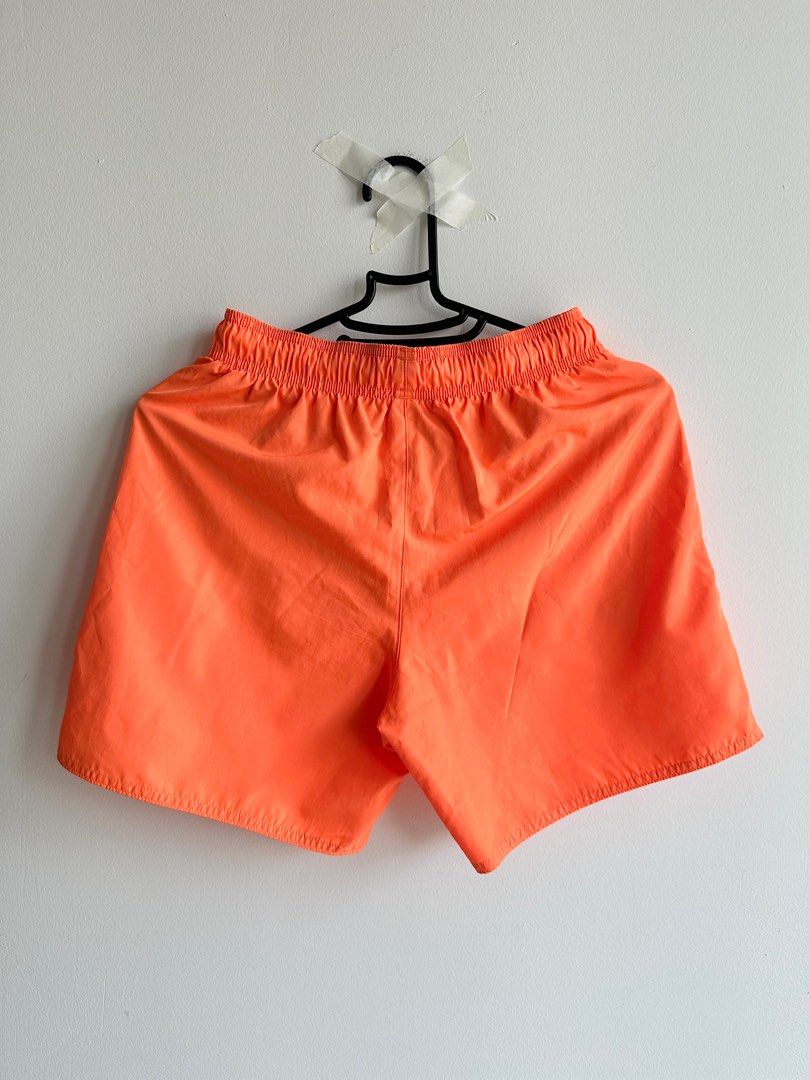 Neon orange adidas shorts online