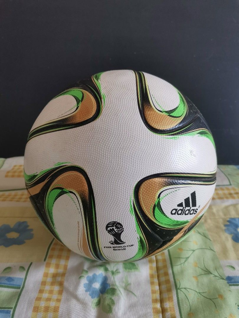 Adidas Original Brazuca Final 2014 in Rio, Sports Equipment, Sports &  Games, Racket & Ball Sports on Carousell
