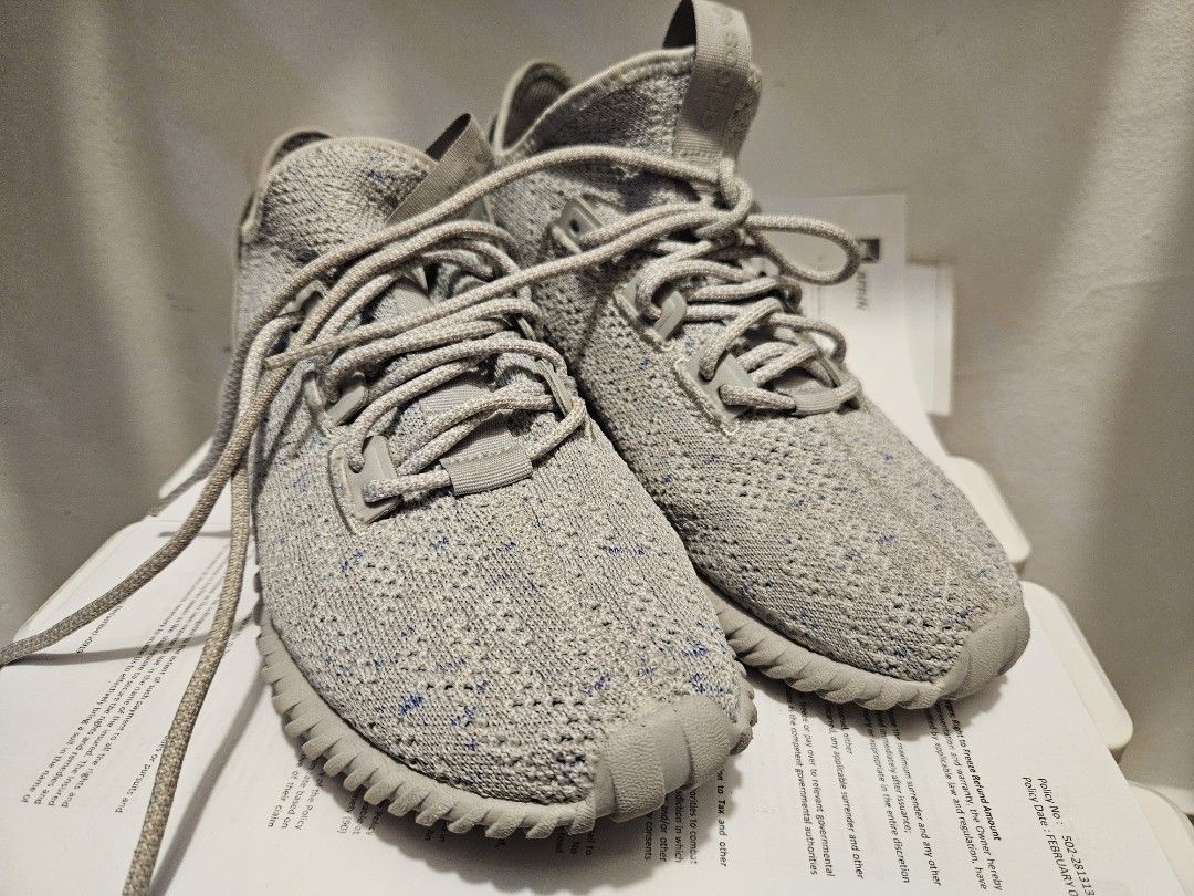 Adidas Original Turbular Light Grey UK7 Sneakers Yeezy lookalike Men s Fashion Footwear Sneakers on Carousell