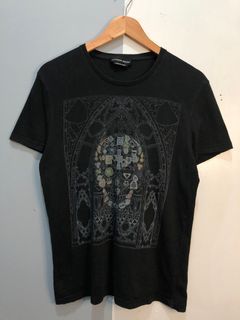 Alexander McQueen Gothic Cotton T-Shirt