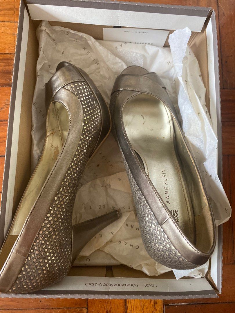 Anne Klein Heels (Category: Heels) located in Quezon City. Submitted by prelovedbybea (Listing ID 1286217076, Image 1). Description: 23.5 cm (size 7) 4 inch heels still in good condition! comes with a dif box.