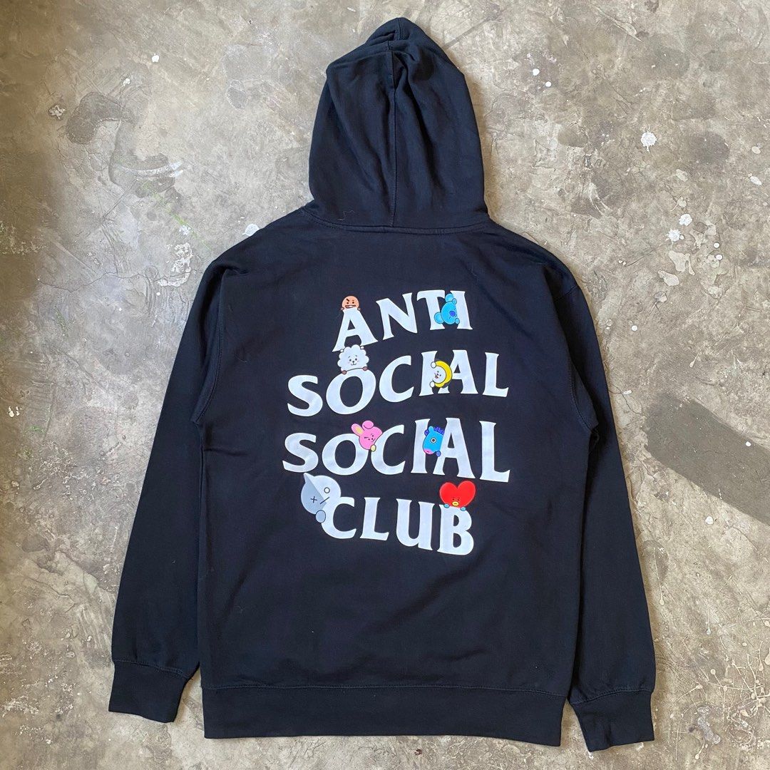 Anti Social Social Club BTS Get Weird Hoodie Men s Fashion