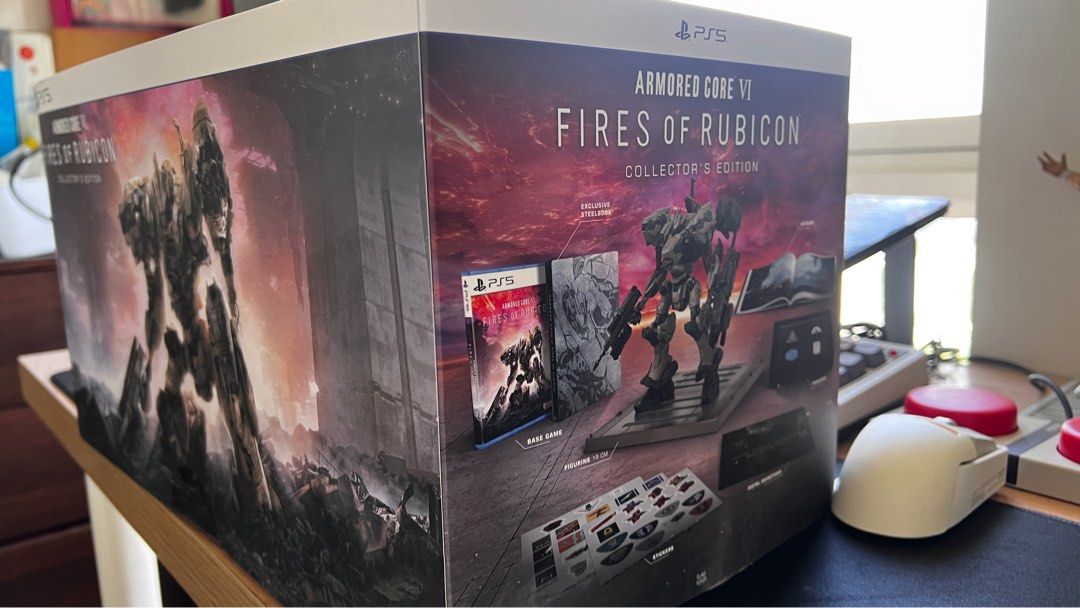 Armored Core 6 Collector’s Edition (Category: PlayStation) located in Pasig City. Submitted by mikopunch (Listing ID 1286211088, Image 2). Description: Selling Armored Core 6 CE! Just opened the box to view the figure but never displayed. Codes are already used. Everything else is still there. Will include the controller pouch. I could go 16 if you don’t want the game included. Item is in Pasig. Bank transfer or Gcash only. Rfs: switching collect