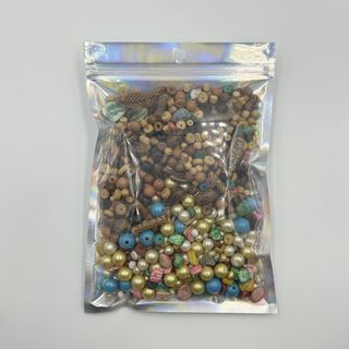 Assorted Wooden & Plastic Beads Lot for DIY Jewelry Making [FREE ITEMS UP FOR GRABS]