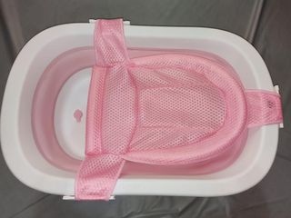 OK-Baby collapsible folding bathtub Onda Slim rose