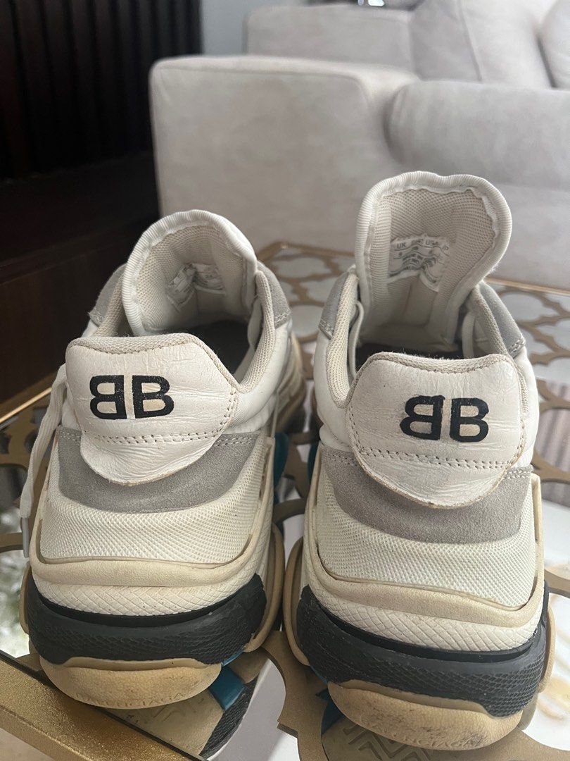Fake vs real balenciaga triple s white shop