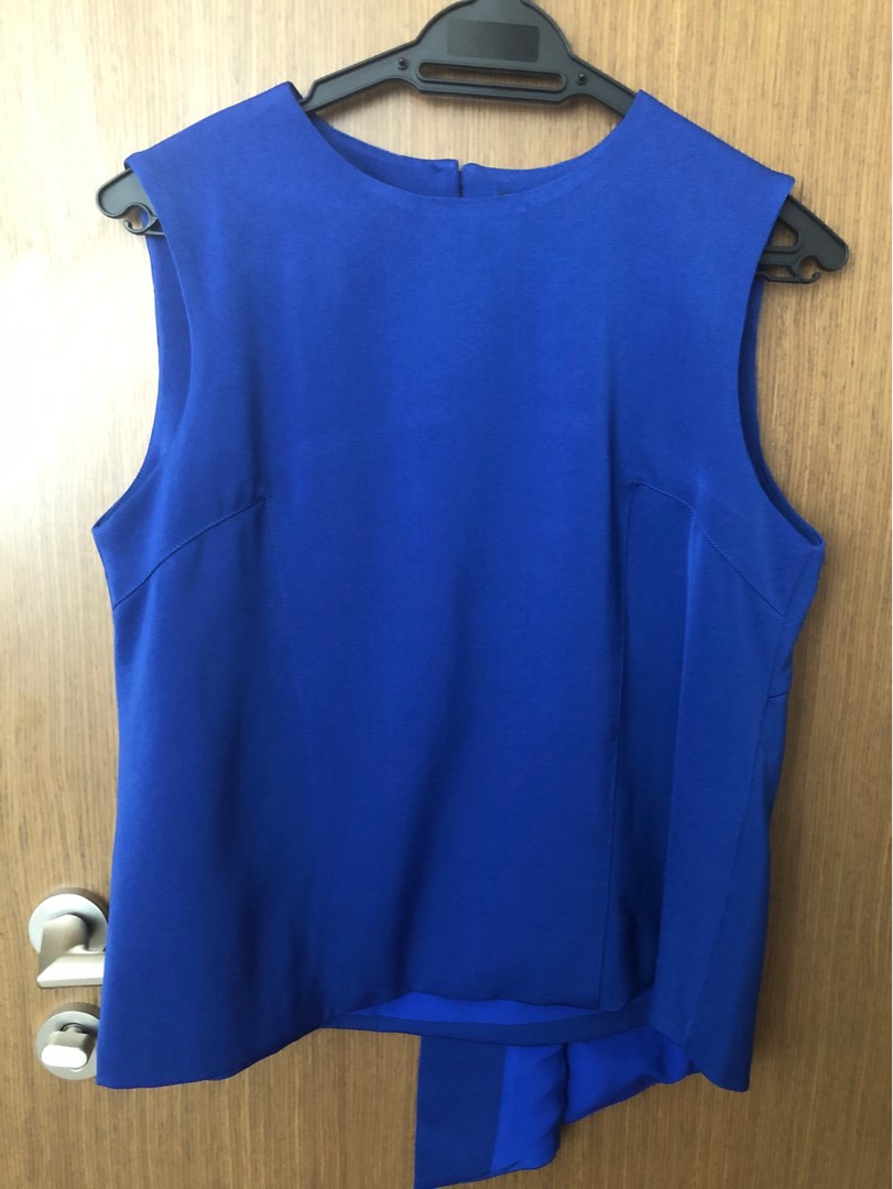 Blue sequin cami bodysuit, Women's Fashion, Tops, Sleeveless on Carousell