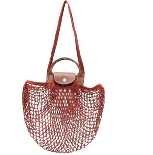 Le Pliage Filet L Mesh bag Black - Canvas