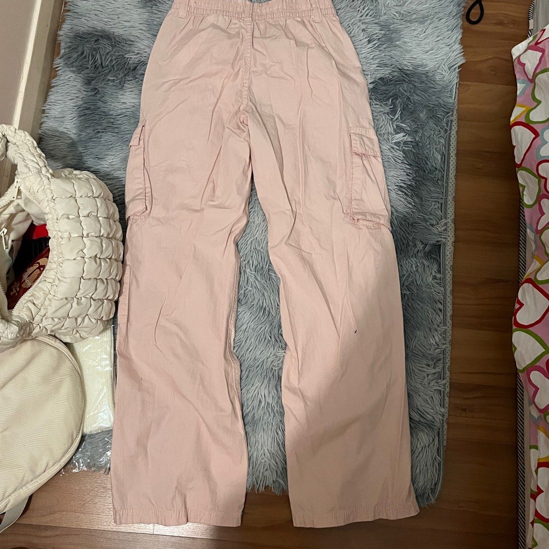 H&M Twill Cargo Trousers, Women's Fashion, Bottoms, Jeans & Leggings on  Carousell
