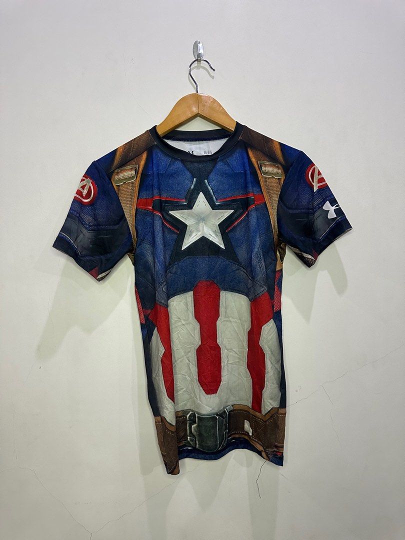 Under Armour Captain America Compression Shirt.