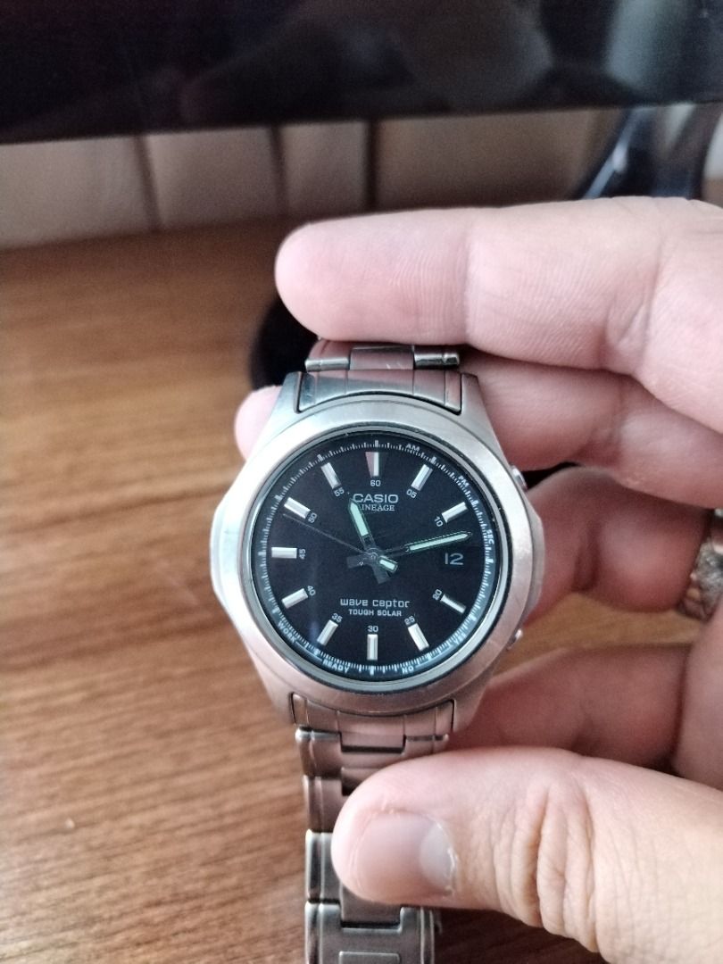 Casio wave ceptor titanium sapphire store