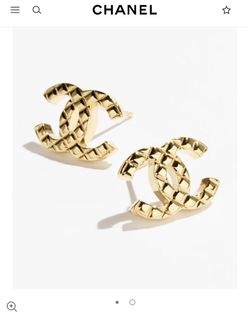 Cc clearance gold earrings