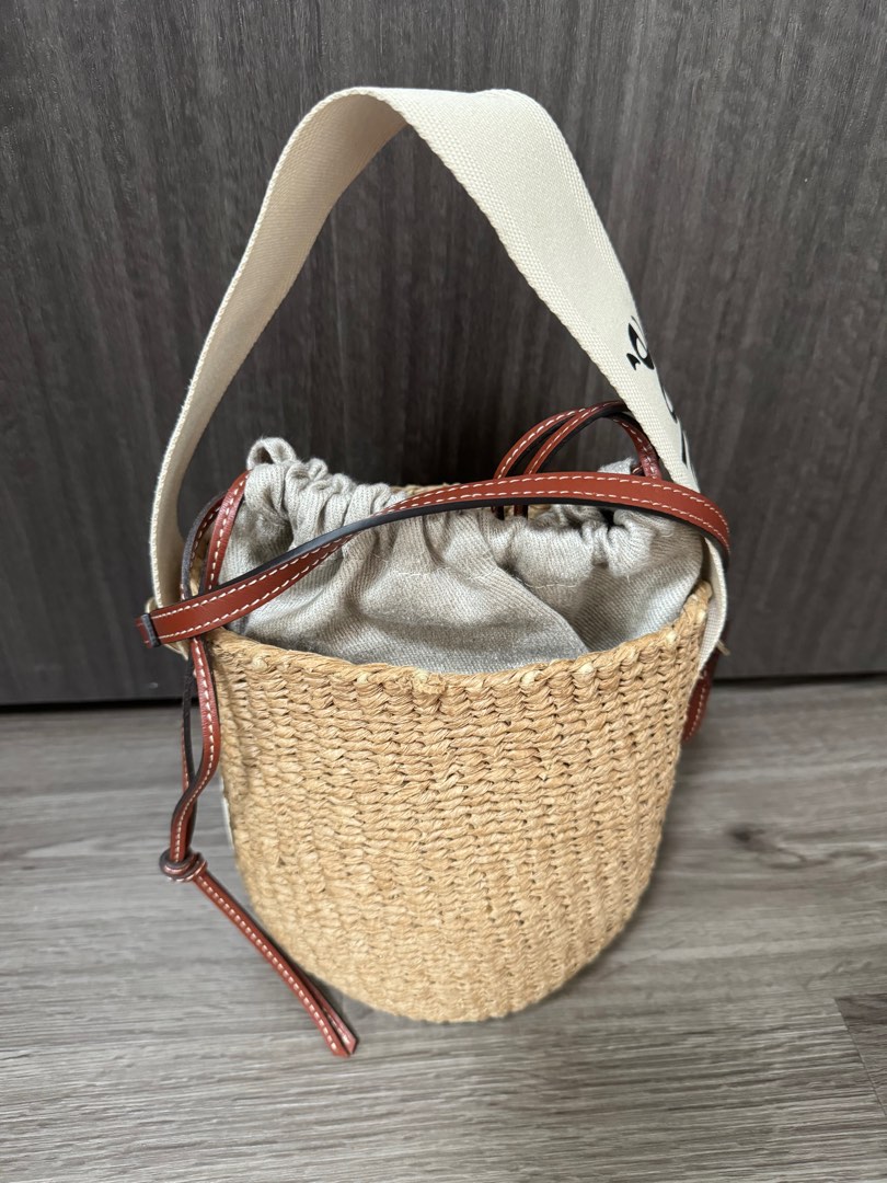 Chloe Rattan Bucket Bag Women s Fashion Bags Wallets Cross