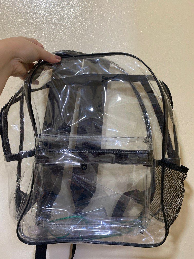 Clear Transparent Bag (Category: Backpacks) located in Manila. Submitted by avvva (Listing ID 1286214832, Image 1). Description: Fits 13’ laptop .