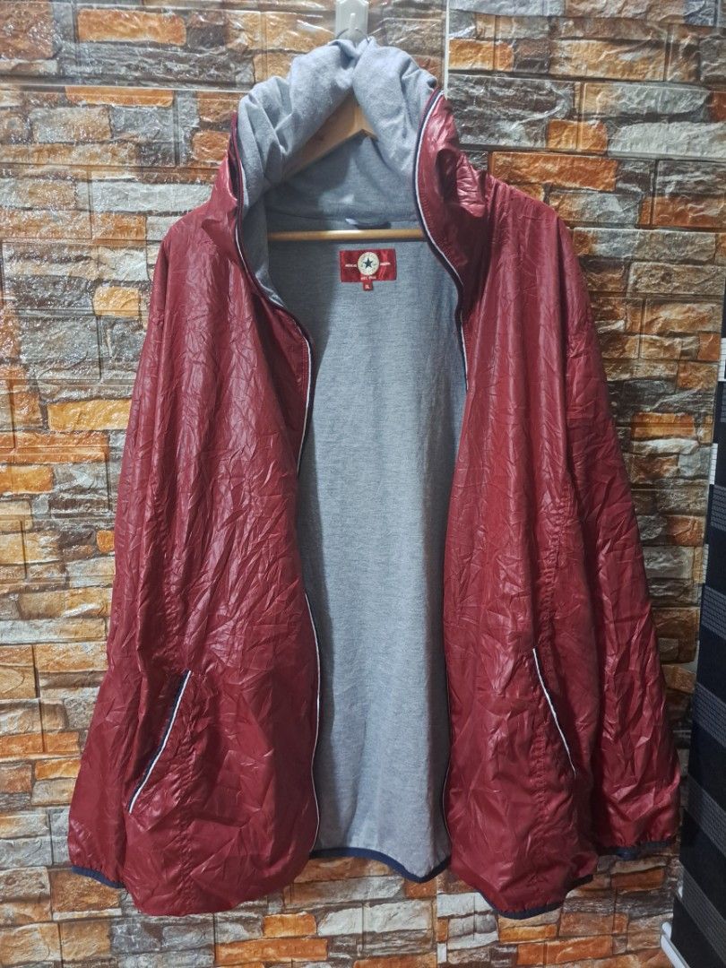 Jaket converse maroon outlet
