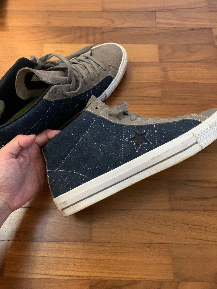 CONVERSE One Star Pro Nubuck Speckled Mid-top skateboarding shoes