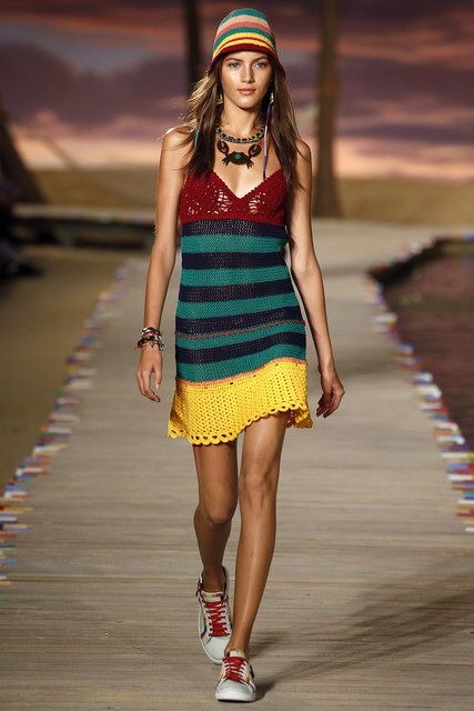 Tommy hilfiger crochet dress top