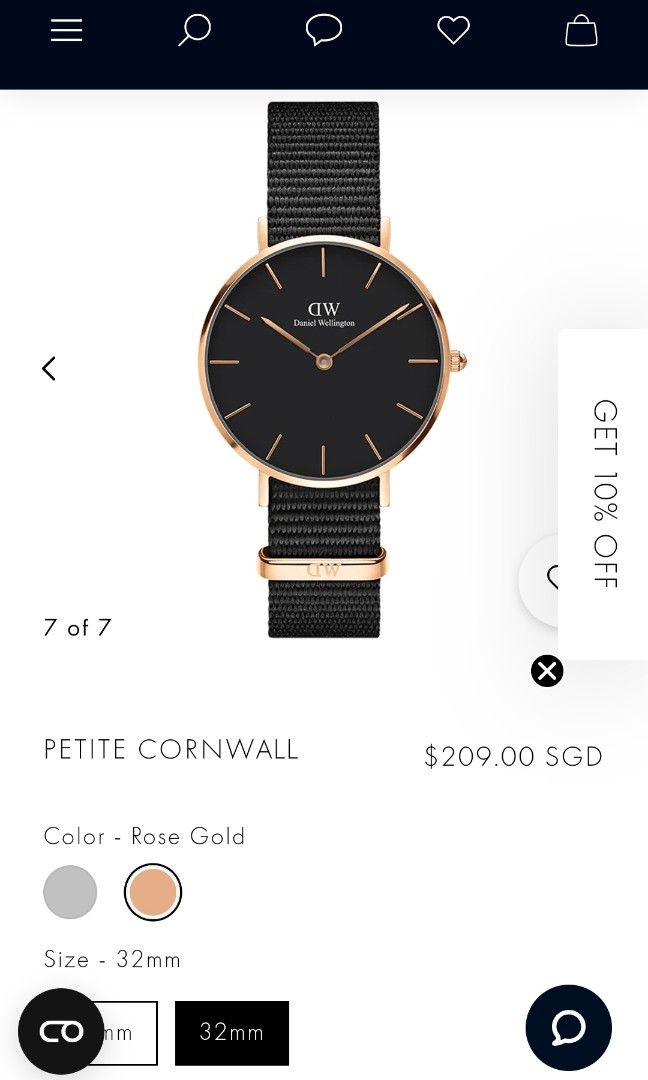 Daniel wellington classic outlet petite cornwall 32mm