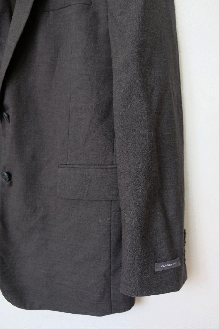 David Taylor Classic Fit Notch Lapel Men s Blazer.minimal flaws