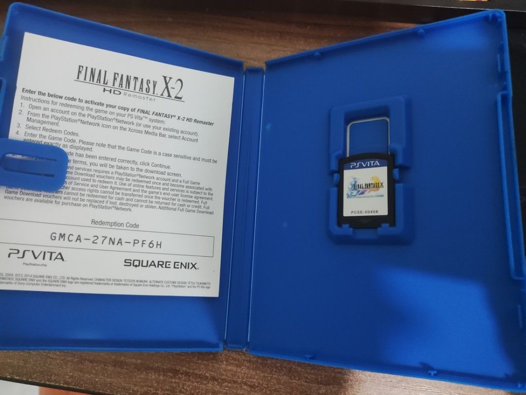 Final Fantasy 10 - PSVita (FF10-2 code already used) (Category: PlayStation) located in Marikina City. Submitted by johnnyc2151 (Listing ID 1286209828, Image 2). Description: Great condition, FFX-2 code has already been used. MOP: GCash MOD: Lalamove/LBC Buyer pays for shipping.
