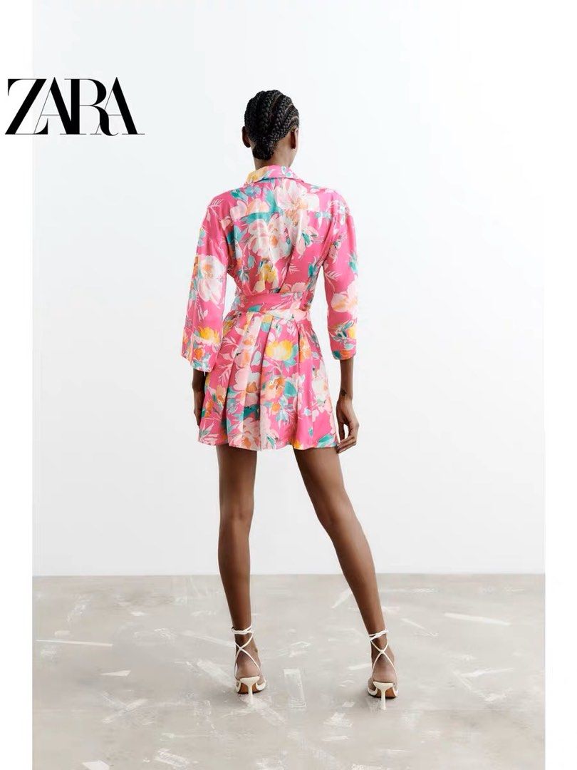 Floral Dress in pink Zara, Women's Fashion, Dresses & Sets, Dresses on Carousell Floral Dress in pink Zara, Women's Fashion, Dresses & Sets, Dresses on Carousell